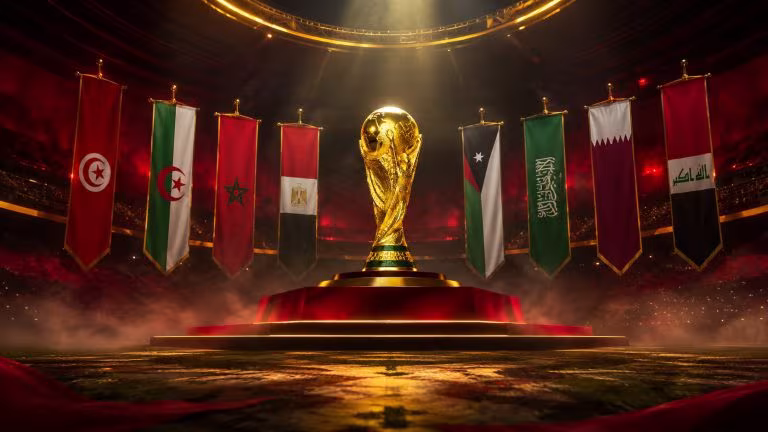جدول مباريات المنتخبات العربية في كأس العالم 2026 بتوقيت تونس والسعودية